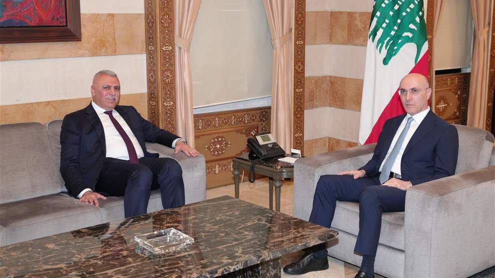 الحفاظ على الاستقرار الداخلي محور لقاء الحجار وشقير