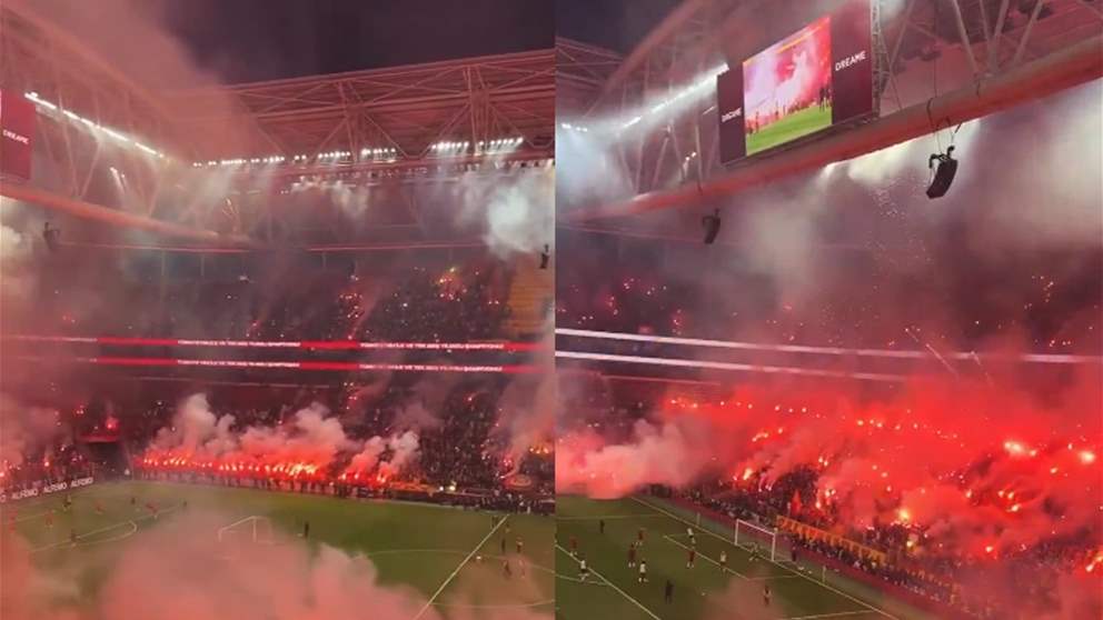 فيديو - تدريبات غلطة سراي تتحوّل إلى ملحمة دعم صاخبة