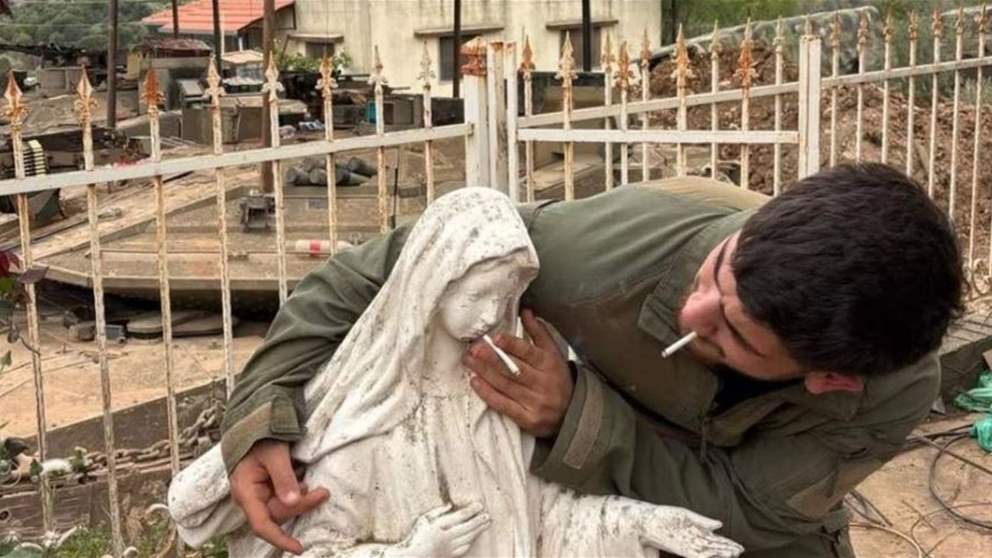 بعد الإساءة إلى تمثال السيدة العذراء... الجيش الإسرائيلي يعلّق
