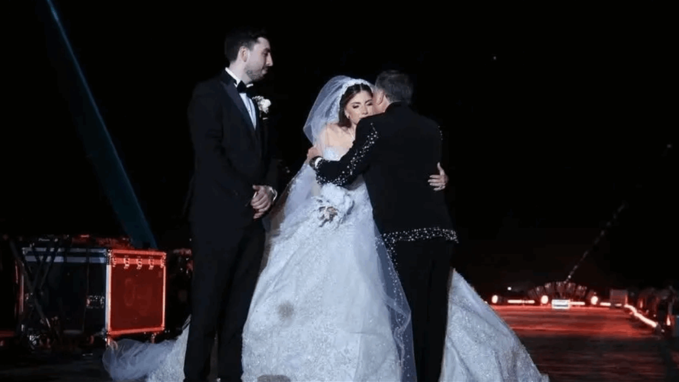 زفاف أسطوري لابنة باسل سماقية يشعل مواقع التواصل .. والجمهور يتساءل عن العريس