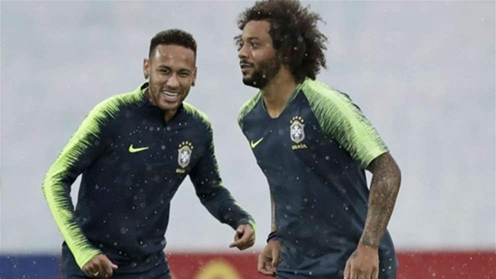 فيديو - بمقطع حماسي .. مارسيلو يحتفل بعودة نيمار إلى منتخب البرازيل 