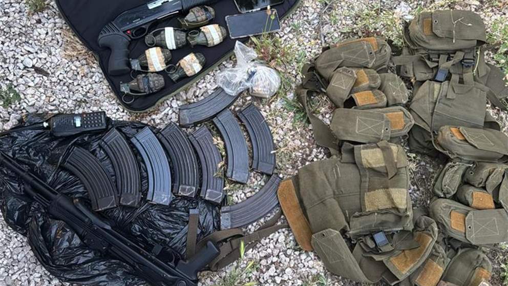الجيش اللبناني يوقف 4 أشخاص في الجنوب لحيازتهم أسلحة 