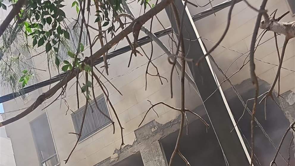 بالفيديو - مشاهد من مكان الإستهداف في منطقة الشويفات 