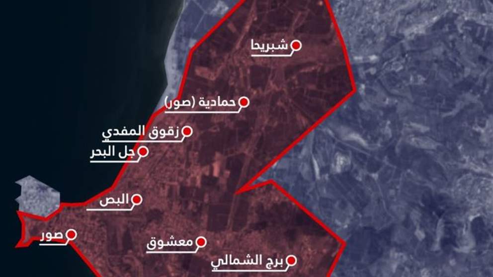 الجيش الإسرائيلي يجدد انذاره إلى سكان مدينة صور والمخيمات والأحياء المحيطة بها (صورة)