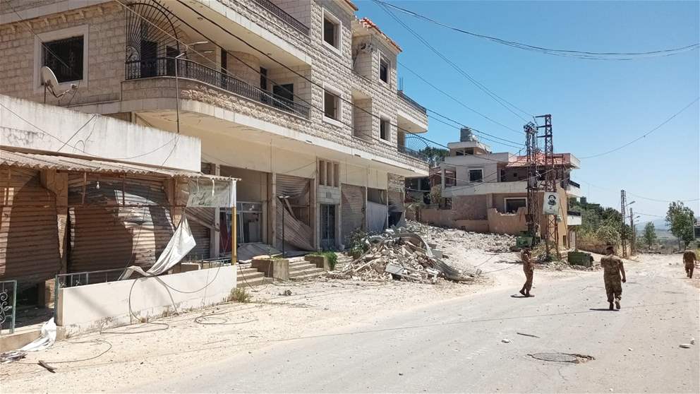 بالفيديو..  الجيش اللبناني يدخل إلى بلدة دبين قضاء مرجعيون
