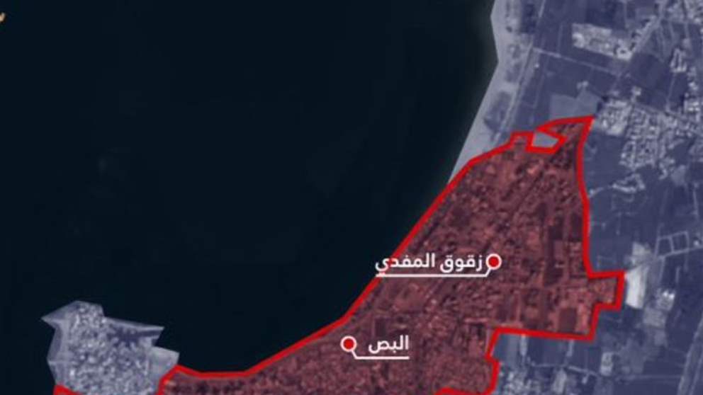 بالخريطة.. الجيش الإسرائيلي ينذر صور (صورة)