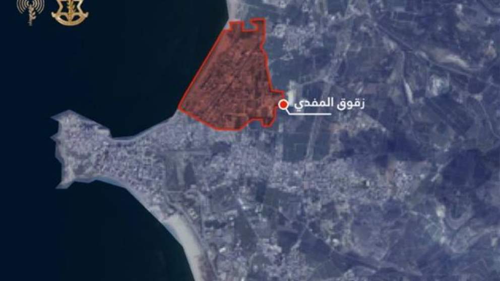 بالخريطة - الجيش الاسرائيلي ينذر سكان زقوق المفدي في صور