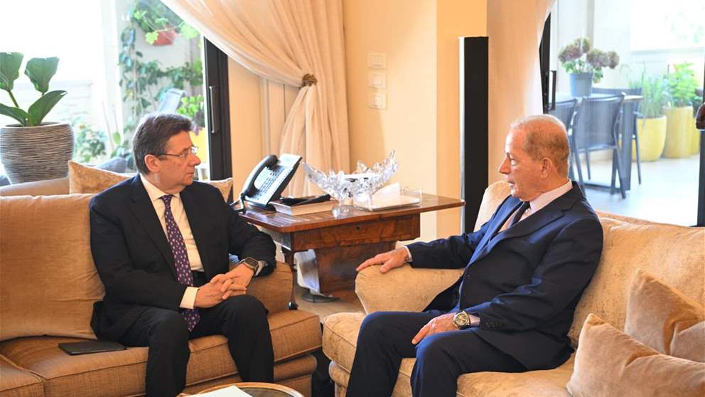 كنعان عرض مع عيسى لأهمية المسار التفاوضي ودعم الجيش والإصلاحات المالية لاستعادة الثقة