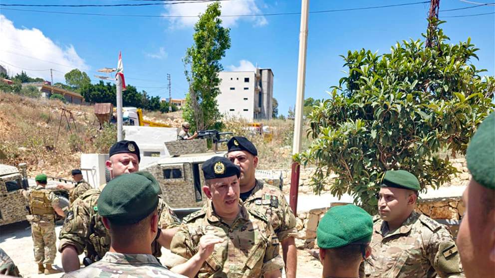 قائد الجيش في جولة جنوباً: تشديد على سلامة المواطنين وتأكيد لدور الجيش