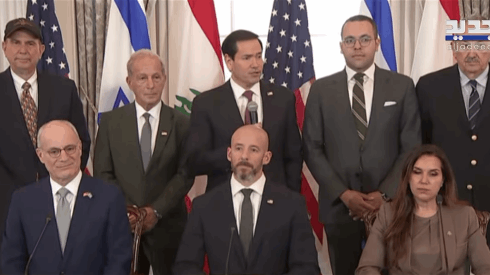 توقيع اطار عمل مشترك بين لبنان واسرائيل 