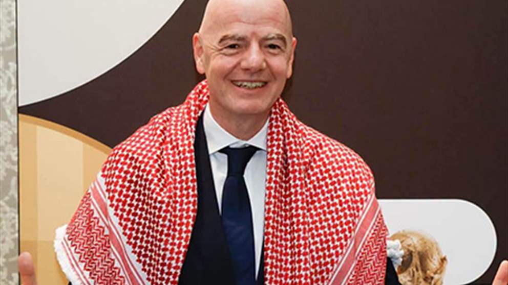 جياني إنفانتينو يدعم المنتخب الأردني