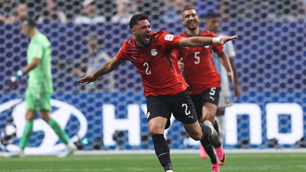 بالصور - مصر تتقدم 1 - 0 على الأرجنتين في دور 16 من بطولة كأس العالم 