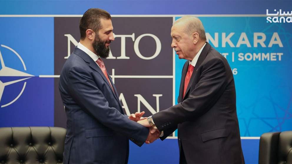 بالصور - الشرع يلتقي أردوغان