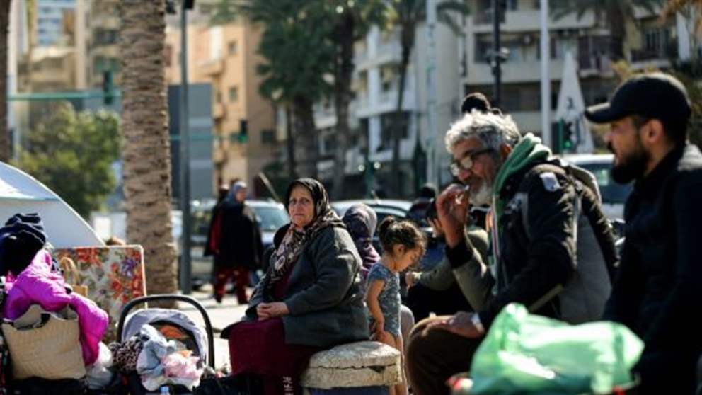 آخر أرقام النزوح في لبنان