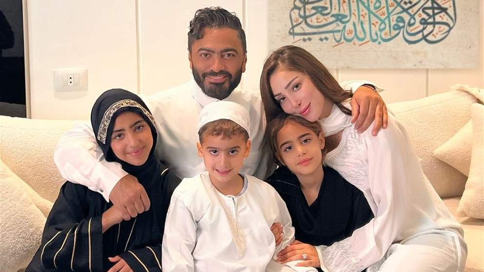 ابنة تامر حسني تودّع جدها بكلمات مؤثرة