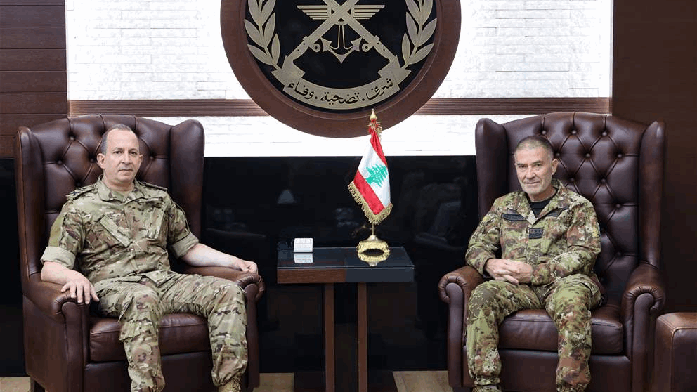 هيكل يبحث مع وفد إيطالي مرحلة ما بعد اليونيفيل ودعم الجيش