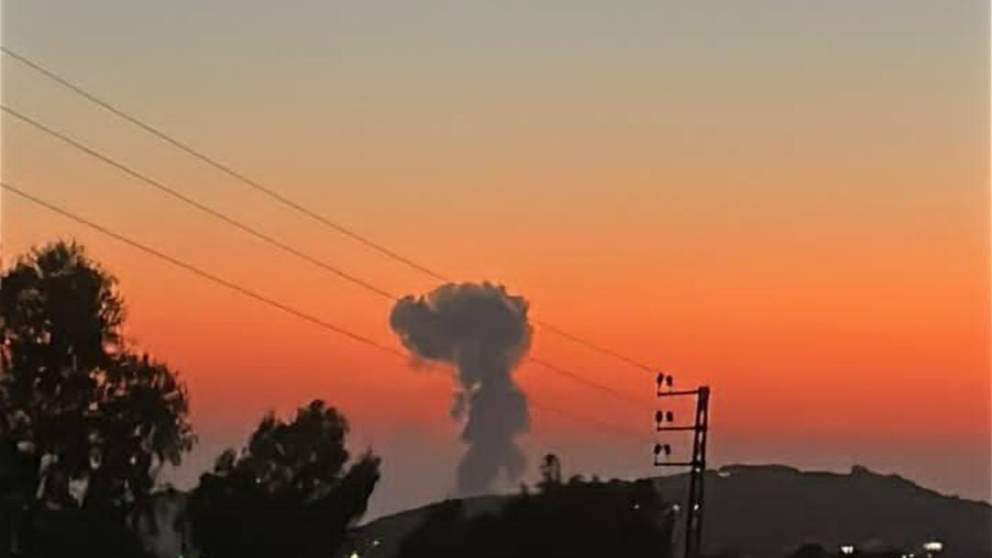 مراسل الجديد: غارة استهدفت بلدة المنصوري - قضاء صور