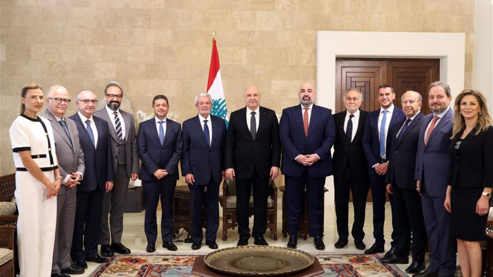 الرئيس عون امام وفد نقابة اصحاب الفنادق: نتخذ اجراءات لتحسين الأوضاع في كل القطاعات وعلينا ان نحصّن انفسنا في ظل تطورات المنطقة
