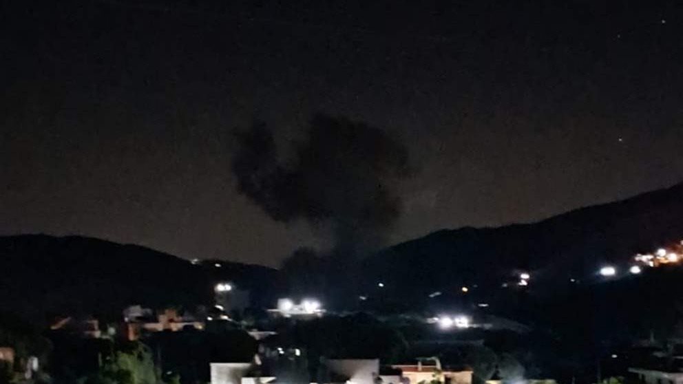 مراسل الجديد: غارة إستهدفت بلدة عين التينة في البقاع الغربي
