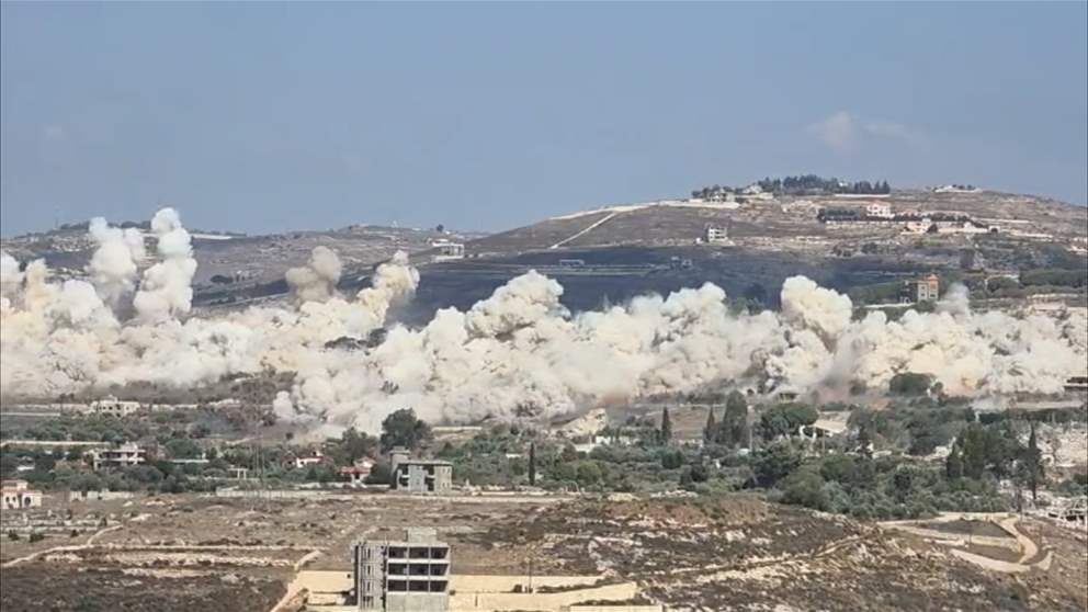 مراسل الجديد: الجيش الإسرائيلي نفذ تفجيرا في بلدة بني حيان قضاء مرجعيون (فيديو)