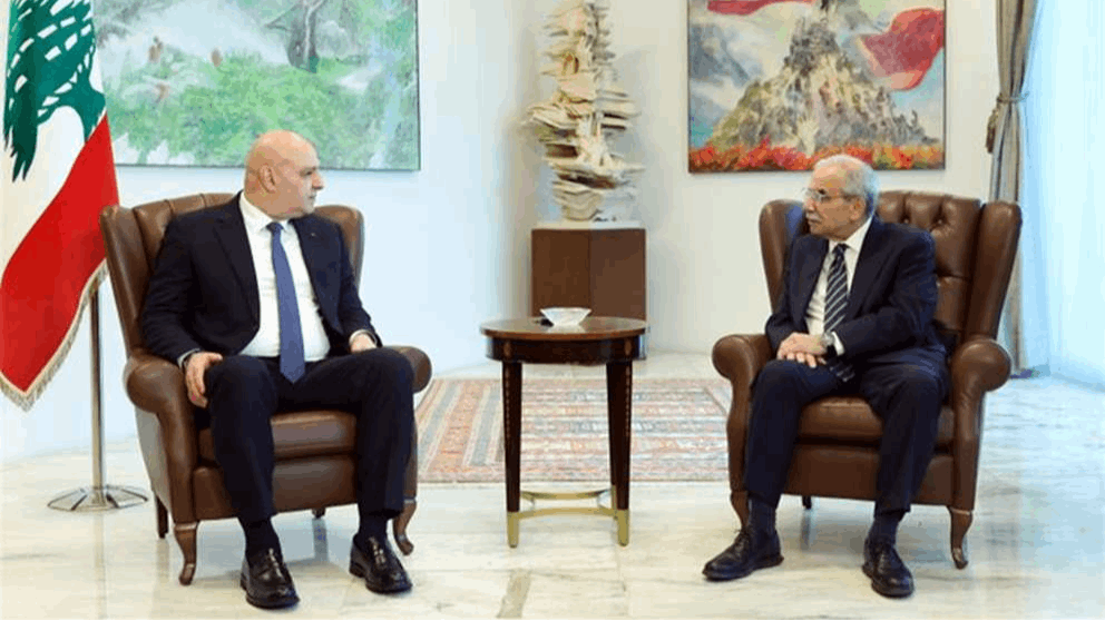 عون وسلام يبحثان تطورات الجنوب وموازنة 2027
