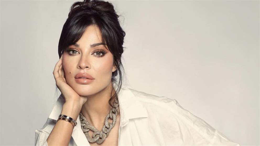 نادين نسيب نجيم مكرمة في مصر و قصي خولي بلقطة عفوية معها