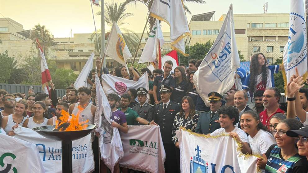 وزارة الشباب والرياضة أطلقت الأسبوع الرياضي بشعلة وطنية