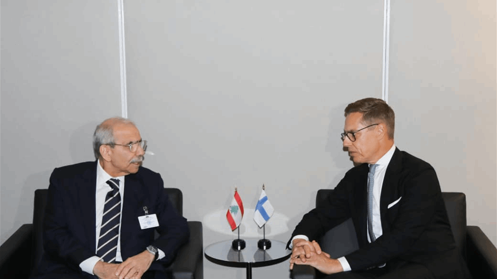 الرئيس سلام التقى رئيس جمهورية فنلندا ألكسندر ستوب وجرى خلال اللقاء البحث في آخر التطورات في لبنان والمنطقة ولا سيما التصعيد الإقليمي وتداعياته