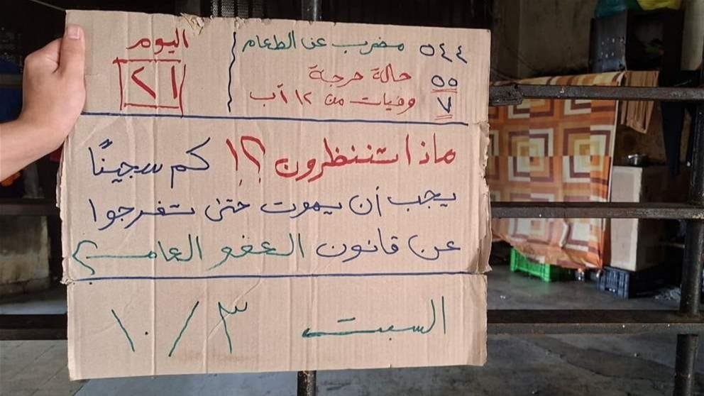 السجناء يواصلون الامتناع عن الطعام والدواء.. وتحذيرات من تفشي السل! 