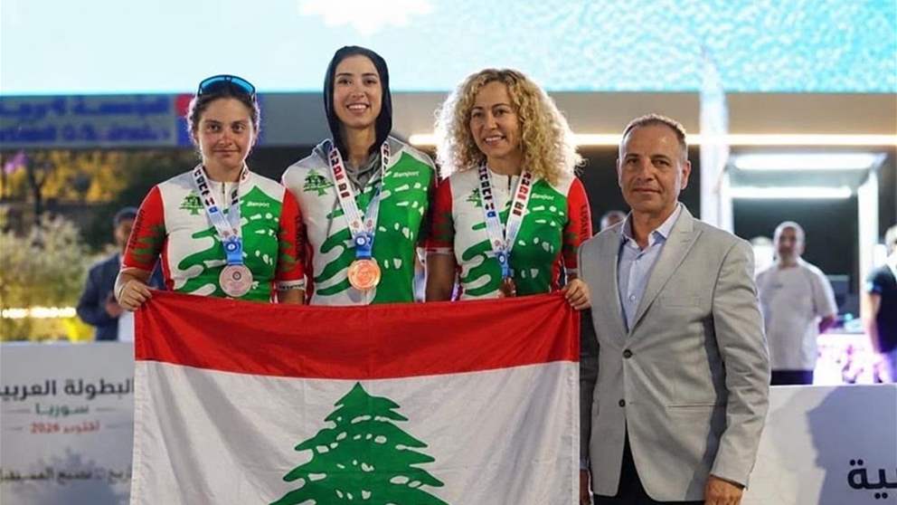 برونزية خامسة للبنان في البطولة العربية للدراجات