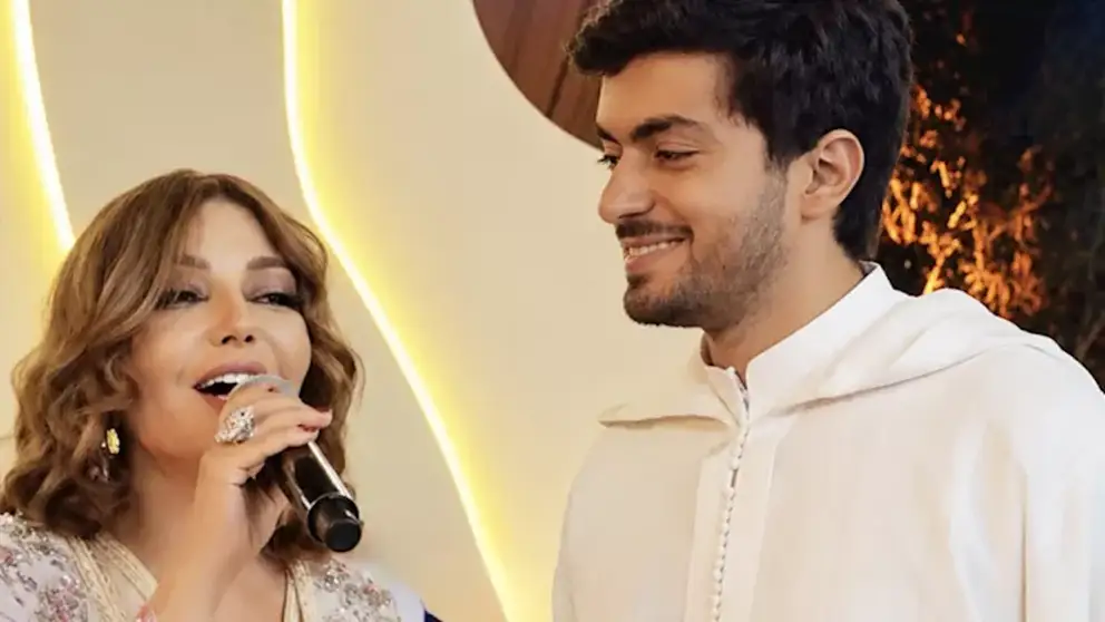 سميرة سعيد تحتفل بزفاف نجلها شادي في المغرب وتفاجئه بأغنية خاصة