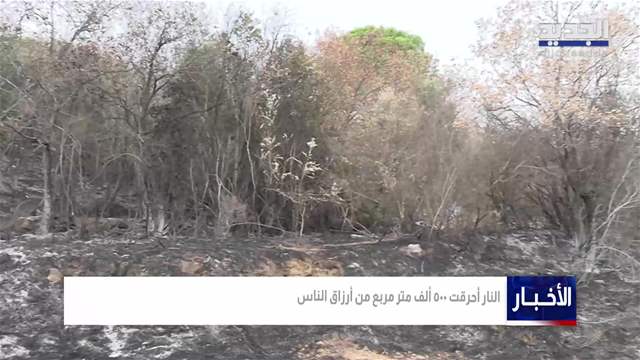 لبنان يحترق.. نار وجفاف وحرب