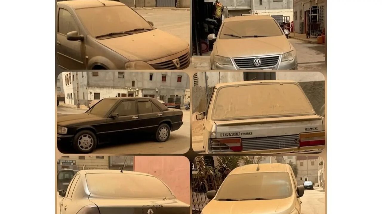 The Ali al-Taher blast covers homes in dust... and an urgent appeal from residents