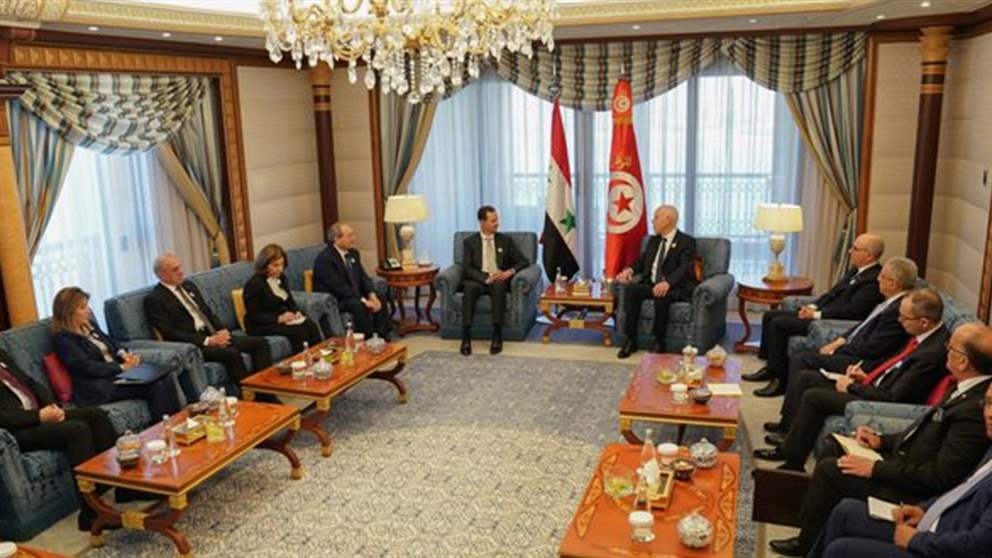  الأسد التقى نظيره التونسي في جدة: نقف معاً ضد التيار الظلامي ونتشارك الفكر والوعي والانتماء